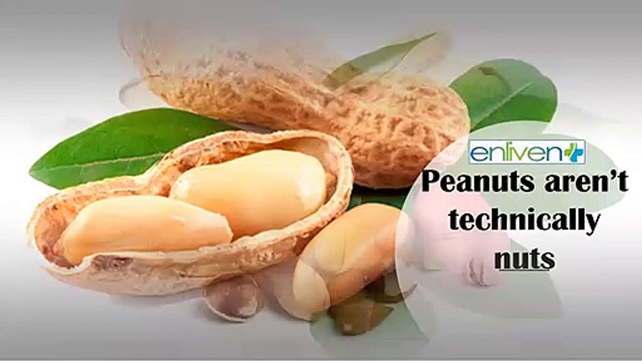 Peanuts aren’t technically nuts