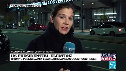 Neck and neck in Pennsylvania, as officials vow to keep counting