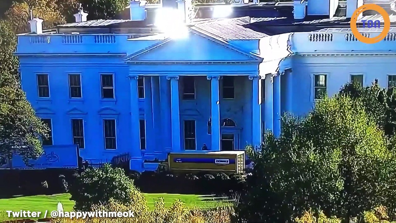 Un camion de déménagement devant la Maison Blanche agite les internautes !