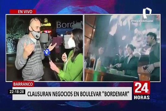 Fiscalizadores de Barranco clausuran negocios en Boulevard Bordermar
