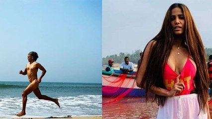 Milind Soman और  Poonam Pandey की अश्लीलता को लेकर छिड़ी बहस | FilmiBeat