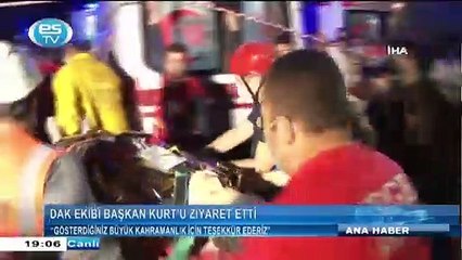 “Gösterdiğiniz büyük kahramanlık için teşekkür ederiz”