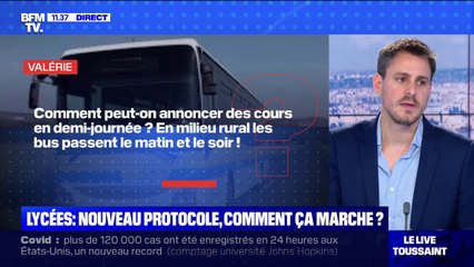 Coronavirus: organiser des cours en demi-journée, est-ce bien possible dans les lycées en milieu rural ?