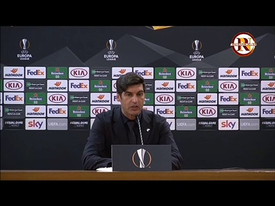 Il siparietto tra Fonseca e il traduttore in Roma-Cluj (5/11/2020)