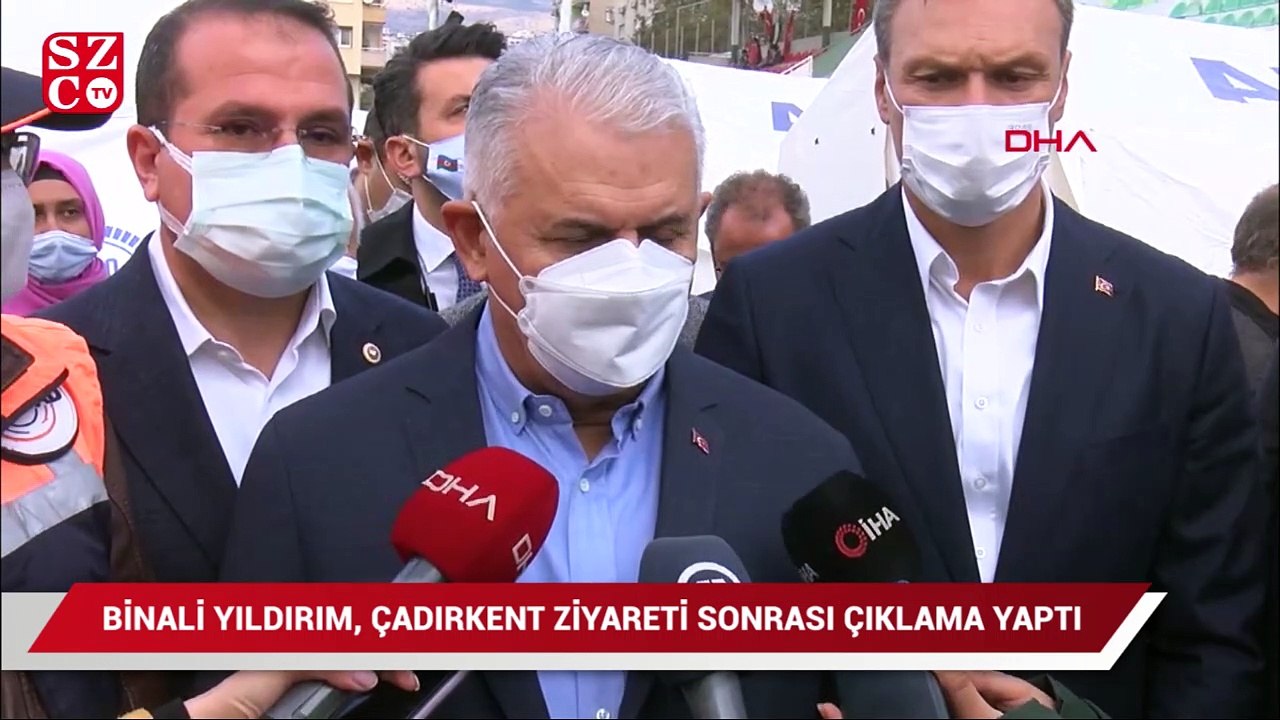 Binali Yıldırım, çadırkent ziyareti sonrası açıklama yaptı