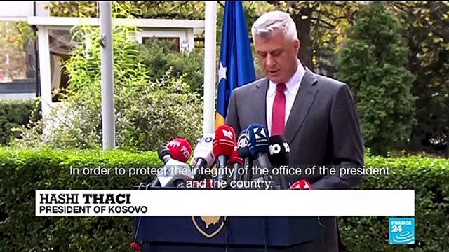 Kosovo's president detained in The Hague over war crimes charges