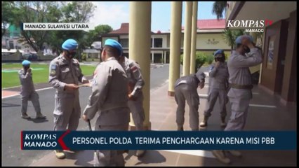 Personel Polda  Terima Penghargaan Karena Misi PBB