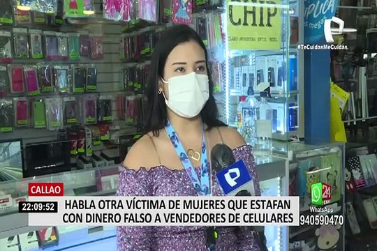 Habla la otra víctima de mujeres que estafan con dinero falso a vendedoras de celulares