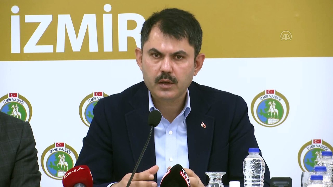 Bakan Kurum: 'Çadır kentlerde, içinde Kovid-19 testi dahi yaptırılabilecek polikliniklerimiz kurulmuş durumdadır' - İZMİR