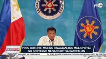 Pangulong #Duterte, muling binalaan ang mga opisyal ng gobyerno na sangkot sa katiwalian; Pinakamarami sa mga matatanggal na opisyal, posibleng mula sa DPWH ayon sa Pangulo