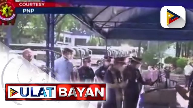 PNP Chief Cascolan, pinangunahan ang presentasyon at blessing ng mga bagong biling kagamitan ng PNP; 9 point agenda na ipinatutupad ng PNP, malaki ang naitulong sa pagkakabilang ng PHL sa Gallup survey ayon kay Cascolan; Posibleng pananagutan ng mga pulis