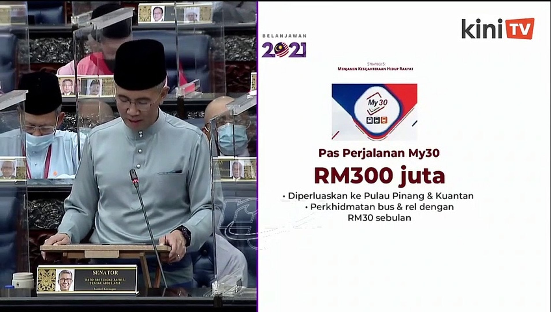 ⁣Budget 2020- My30 travel pass extended; RM 5 monthly travel pass for school kids