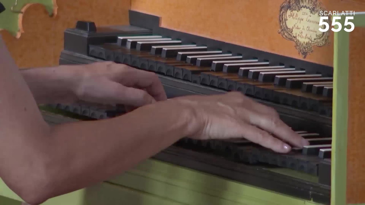 Scarlatti : Sonate pour clavecin en Fa Majeur K 317 L 66 (Allegro), par Carole Cerasi - #Scarlatti555