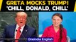 Greta Thunberg mocks Donald Trump in his own words, Twitter left amused | Oneindia News