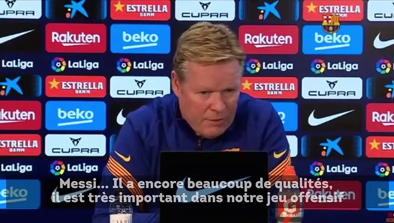Ronald Koeman évoque le déclin de Lionel Messi