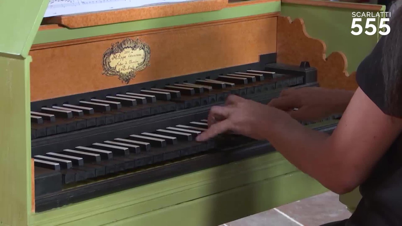 Scarlatti : Sonate pour clavecin en Mi bémol Majeur K 475 L 220 par Carole Cerasi - #Scarlatti555