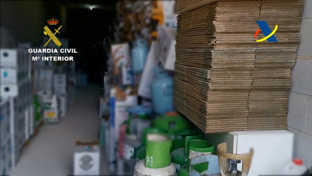 Desmantelada una organización criminal dedicada al tráfico ilegal de gases fluorados