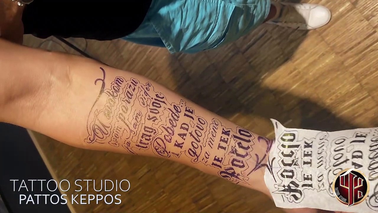 Tattoo Wien Pattos Keppos Tattoo - lettering quotes