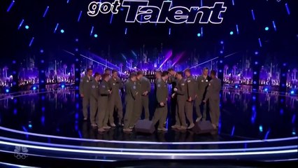 US Military A-Capella Group CRAZY Discipline WOW America’s Got Talent 2017