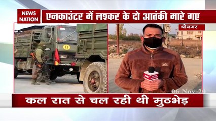 2 LeT militants killed and one surrendered in encounter in Pampore