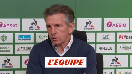 Puel : «C'est autre chose» - Foot - L1 - ASSE