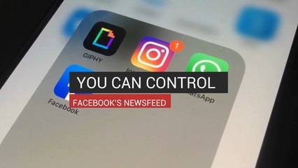 Download Video: You Can Control Facebook's Newsfeed