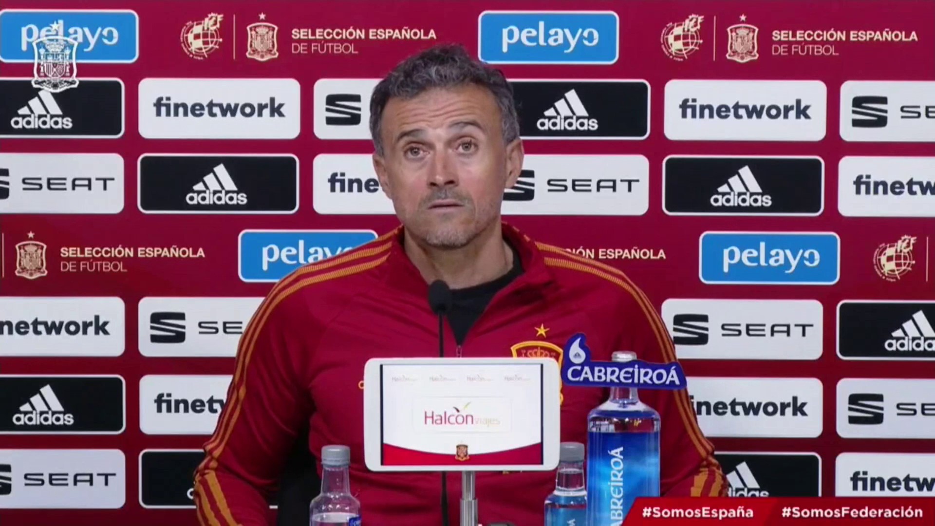 Luis Enrique ve a un Morata "muy diferente" tras volver al Juventus