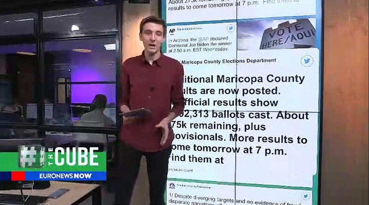 Why has the Arizona vote led to media outlets having contrasting numbers for Joe Biden?
