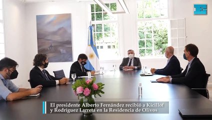 Alberto Fernández se reunió con Kicillof y Rodríguez Larreta