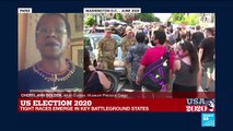 US Election 2020 - tight races emerge in key battleground states