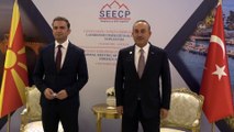 Çavuşoğlu, Kuzey Makedonya Dışişleri Bakanı Osmani ve Arnavutluk Dışişleri Bakanı Cakaj ile görüştü - ANTALYA