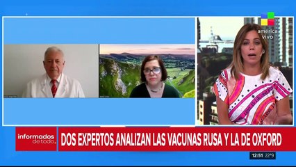 Dos expertos analizan las vacunas rusa y la de Oxford