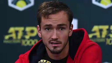Rolex Paris Masters 2020 - Daniil Medvedev : "C’est les demi-finales de Masters, j'ai des chances pour gagner"