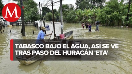 Por efectos de 'ETA', lluvias torrenciales continuarán en Tabasco