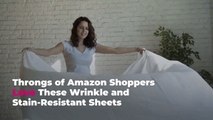 Throngs of Amazon Shoppers Love These Wrinkle- and Stain-Resistant Sheets
