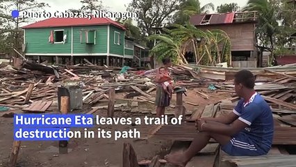 'I have nothing', says desperate Nicaraguan after Eta swept away homes