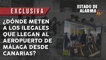 ¿Dónde meten a los ilegales que llegan al aeropuerto de Málaga desde Canarias?