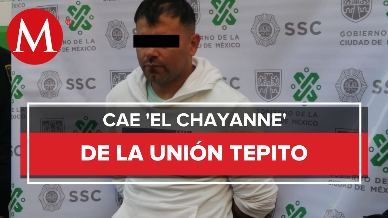 Detienen a 'El Chayanne', presunto líder de la Unión Tepito, en la colonia Doctores