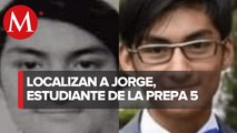 Hallan con vida a Jorge Barrera, joven de Prepa 5 que desapareció