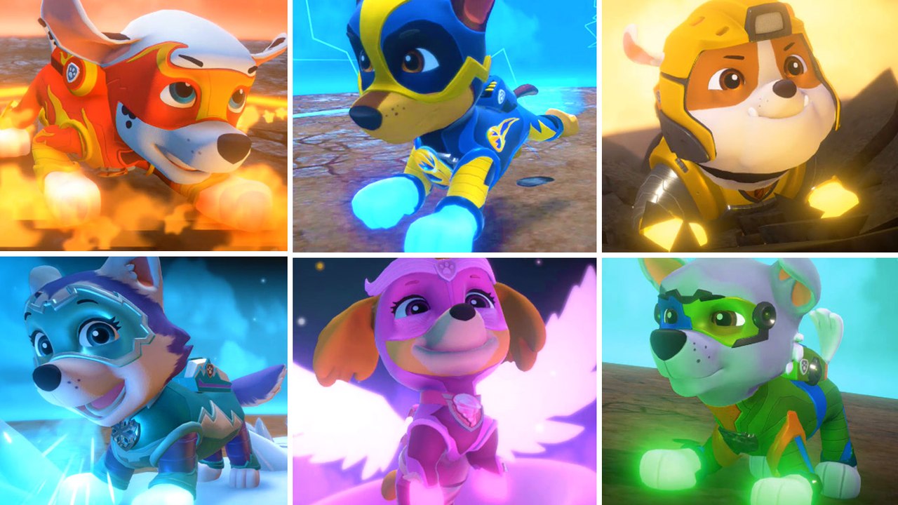 PAW Patrol Mighty Pups Save Adventure Bay All Pups & Powers - video Dailymotion
