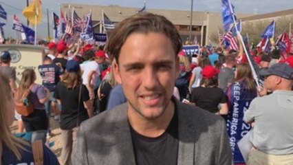 Informe a cámara: Seguidores del presidente Trump protestan en Arizona