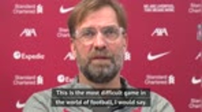 Klopp calls Man City-Liverpool ‘the most difficult game in world football’