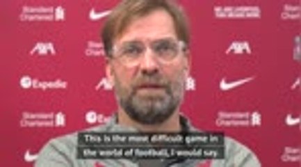 Klopp calls Man City-Liverpool ‘the most difficult game in world football’