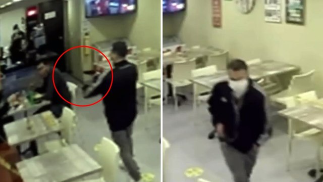 ¡En un abrir y cerrar de ojos! Así robaron un restaurante en Bogotá