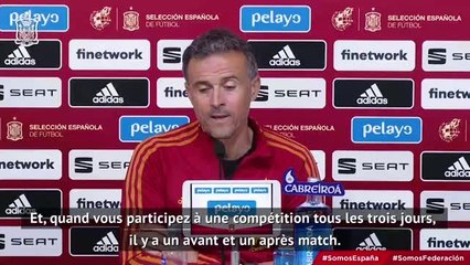 Espagne - Luis Enrique : "Guardiola sur le calendrier, une critique logique"