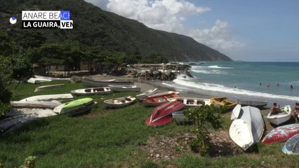 Beach vendors bring in much-needed cash as Venezuela's lockdown eases