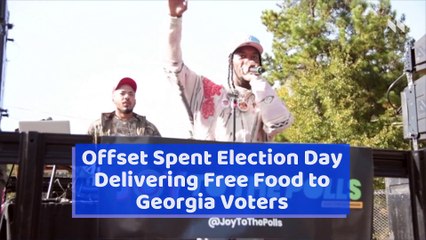 Offset Spent Election Day Delivering Free Food to Georgia Voters