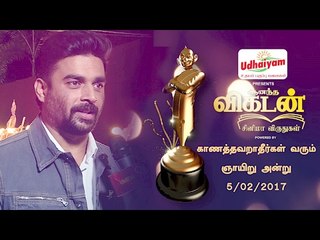 Ananda Vikatan Cinema Awards 2016 | Madhavan