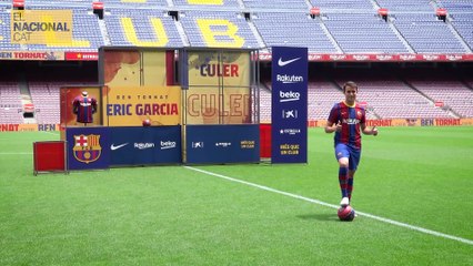 Presentació del nou Jugador del F.C Barcelona Eric Garcia