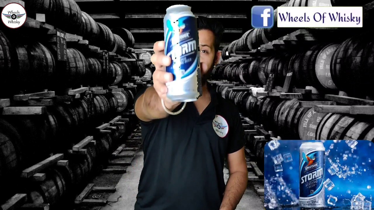 Kingfisher Storm Strong Beer Review in Hindi #Wheelsofwhisky